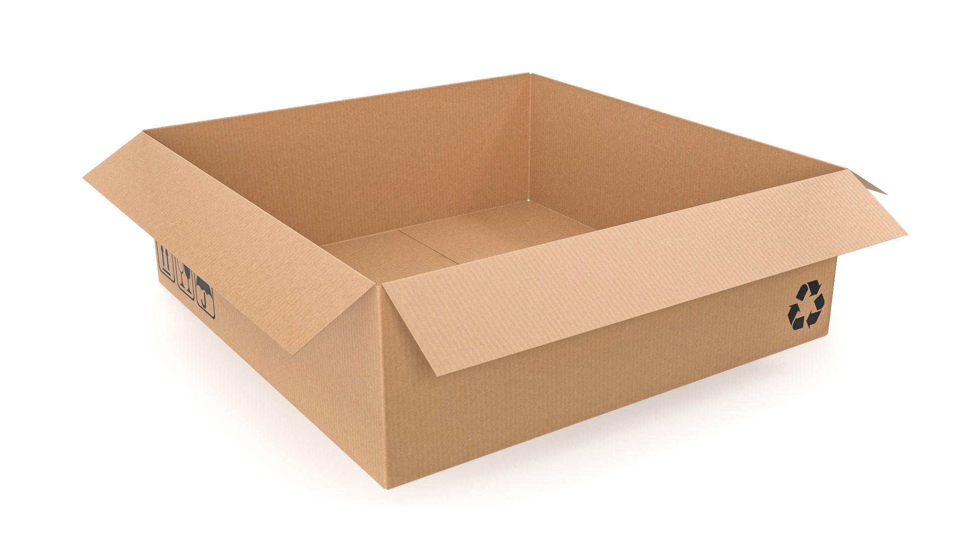 Cardboard boxes 07 3D Model Collection_3