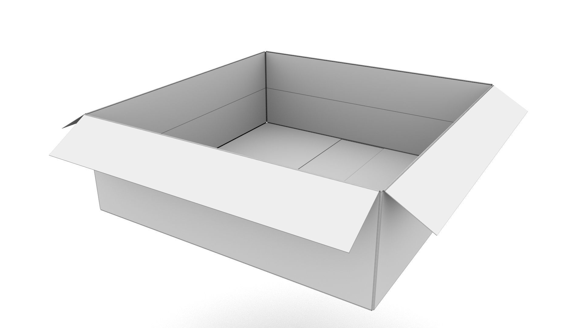 Cardboard boxes 07 3D Model Collection_7