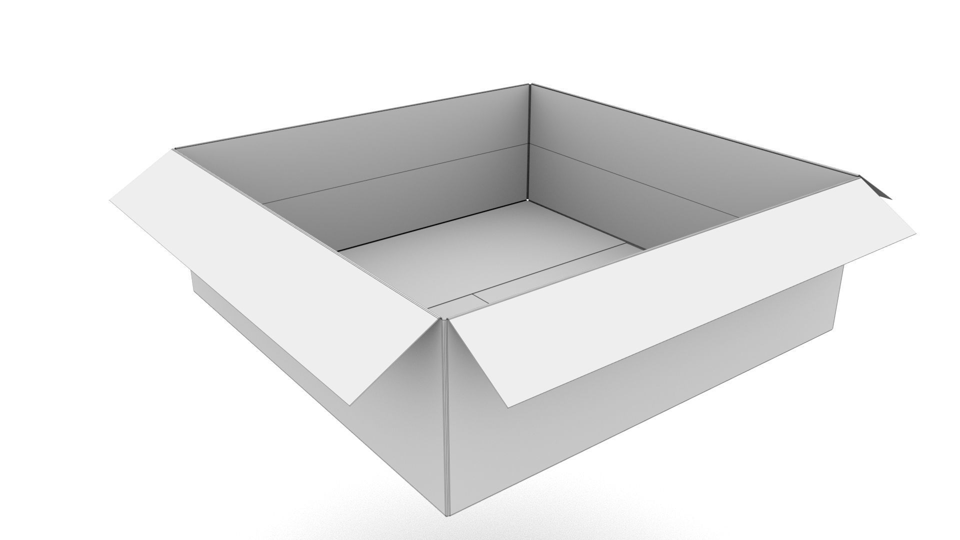 Cardboard boxes 07 3D Model Collection_8