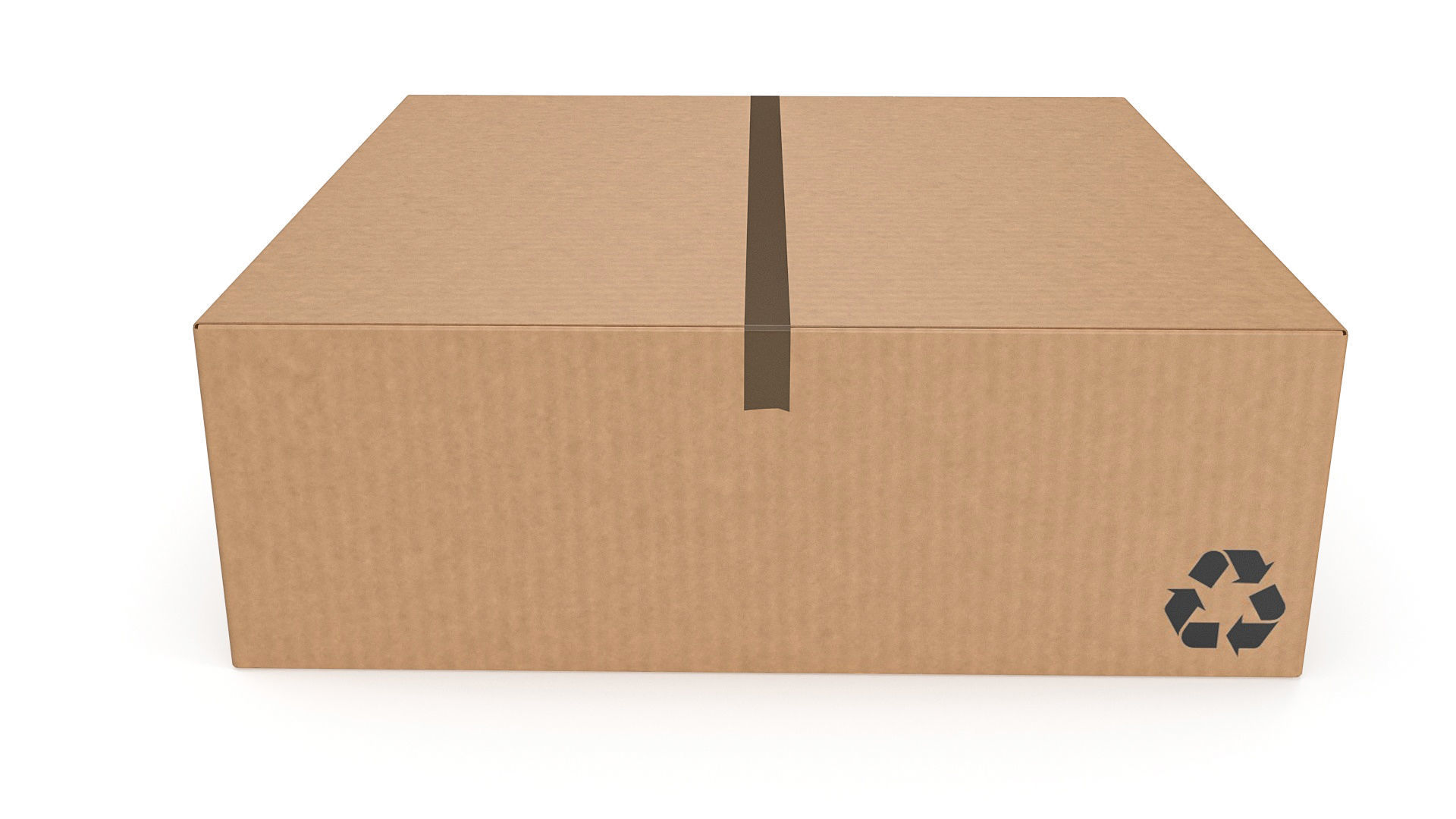 Cardboard boxes 07 3D Model Collection_13