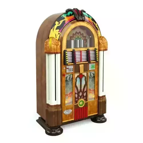Retro Wooden Jukebox