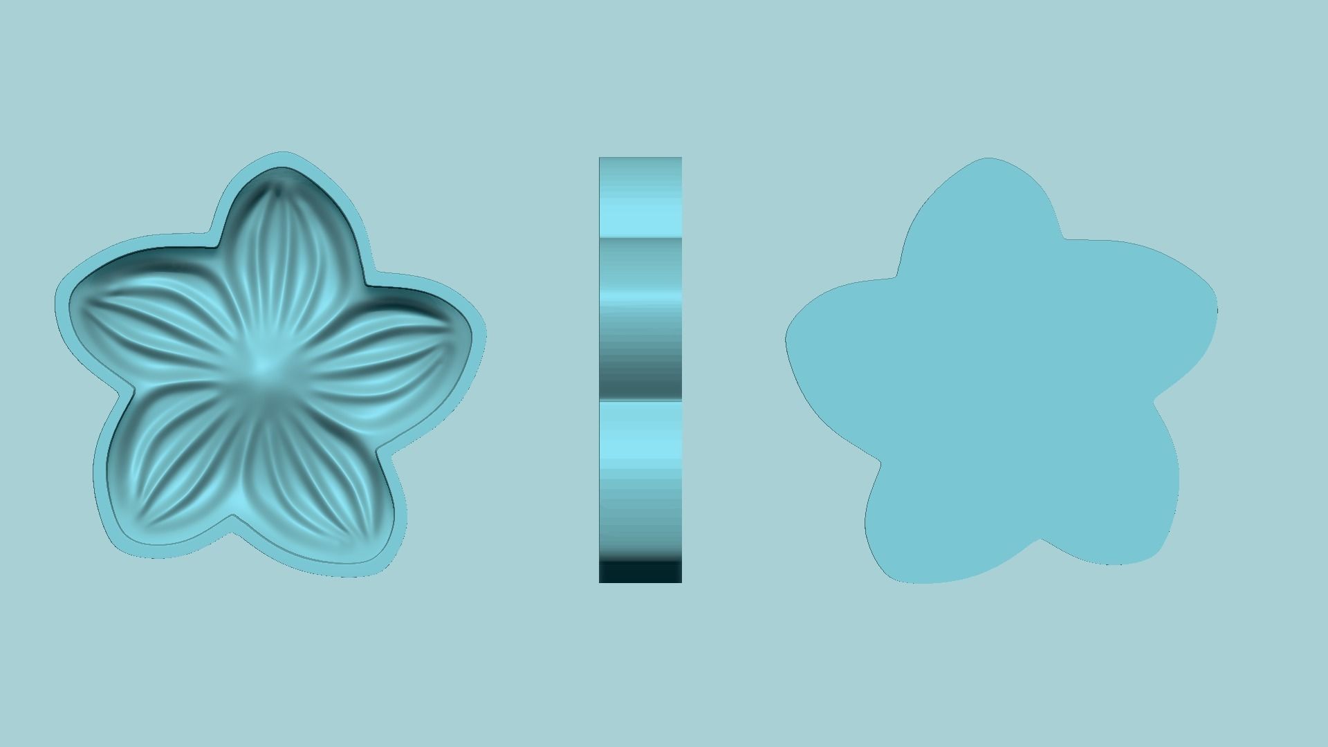 Vane Flower - Molding Arrangement EVA Foam Craft 3D print model_13