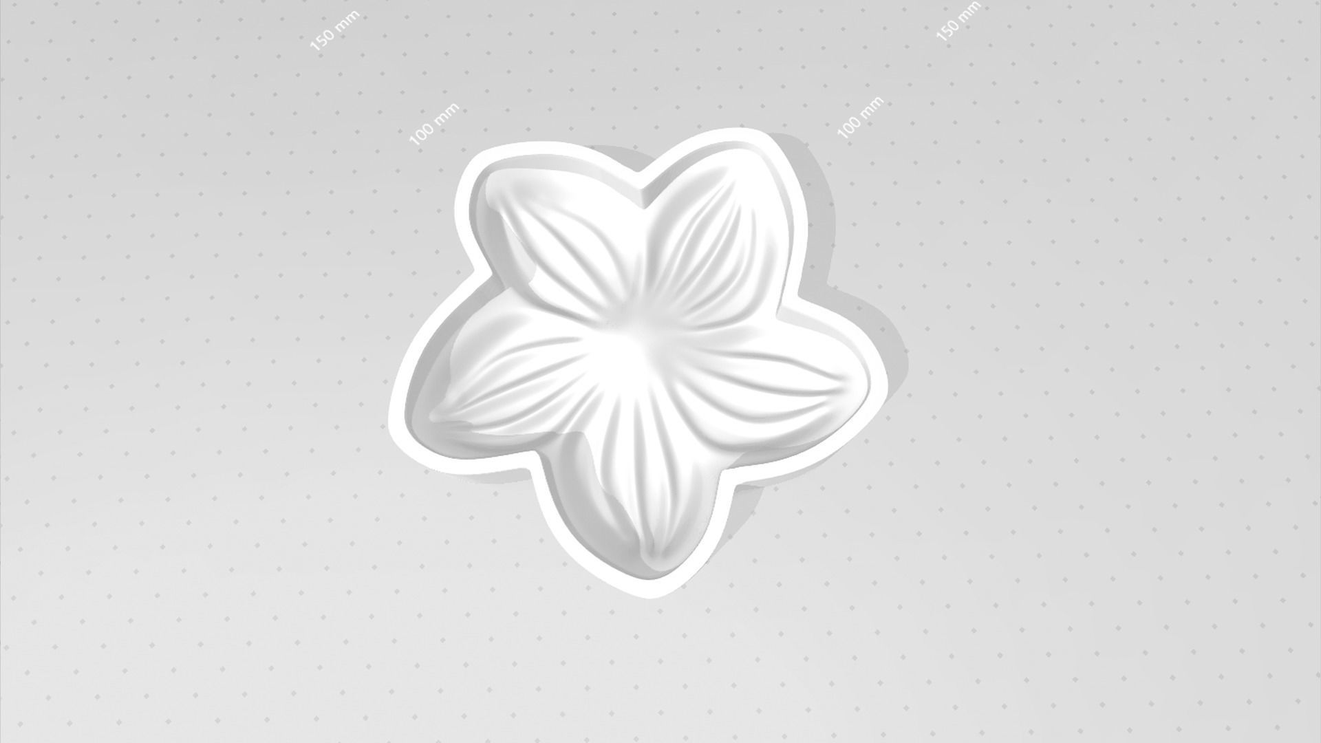 Vane Flower - Molding Arrangement EVA Foam Craft 3D print model_17