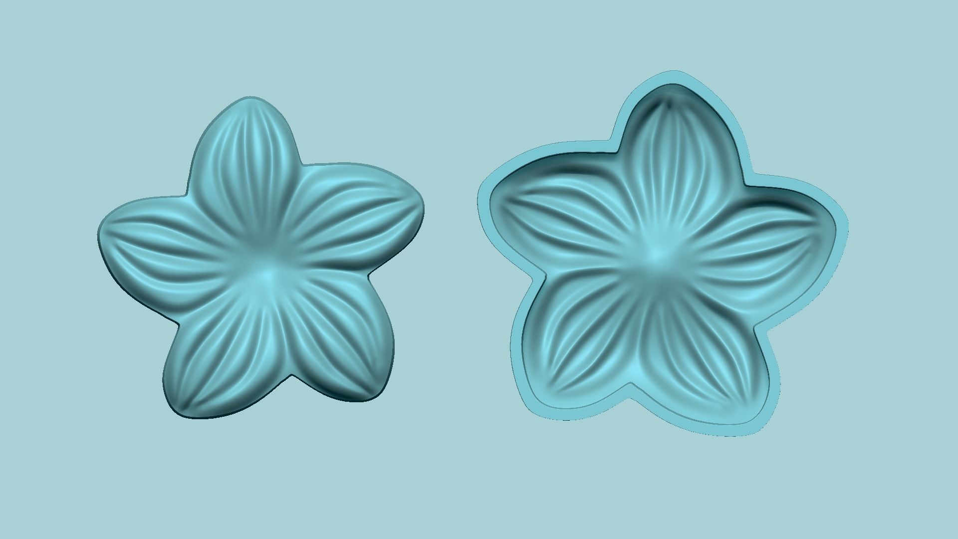 Vane Flower - Molding Arrangement EVA Foam Craft 3D print model_12