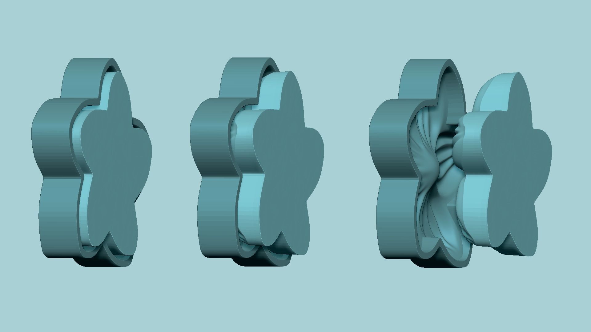 Vane Flower - Molding Arrangement EVA Foam Craft 3D print model_8