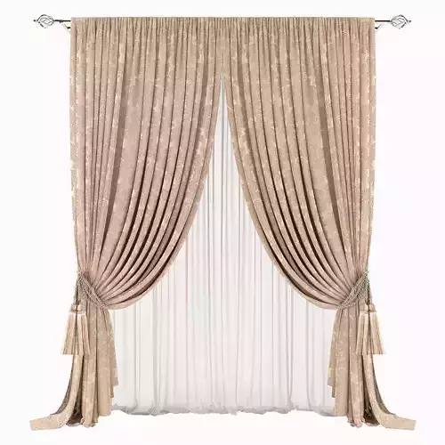 Curtains539 curtain with tassels