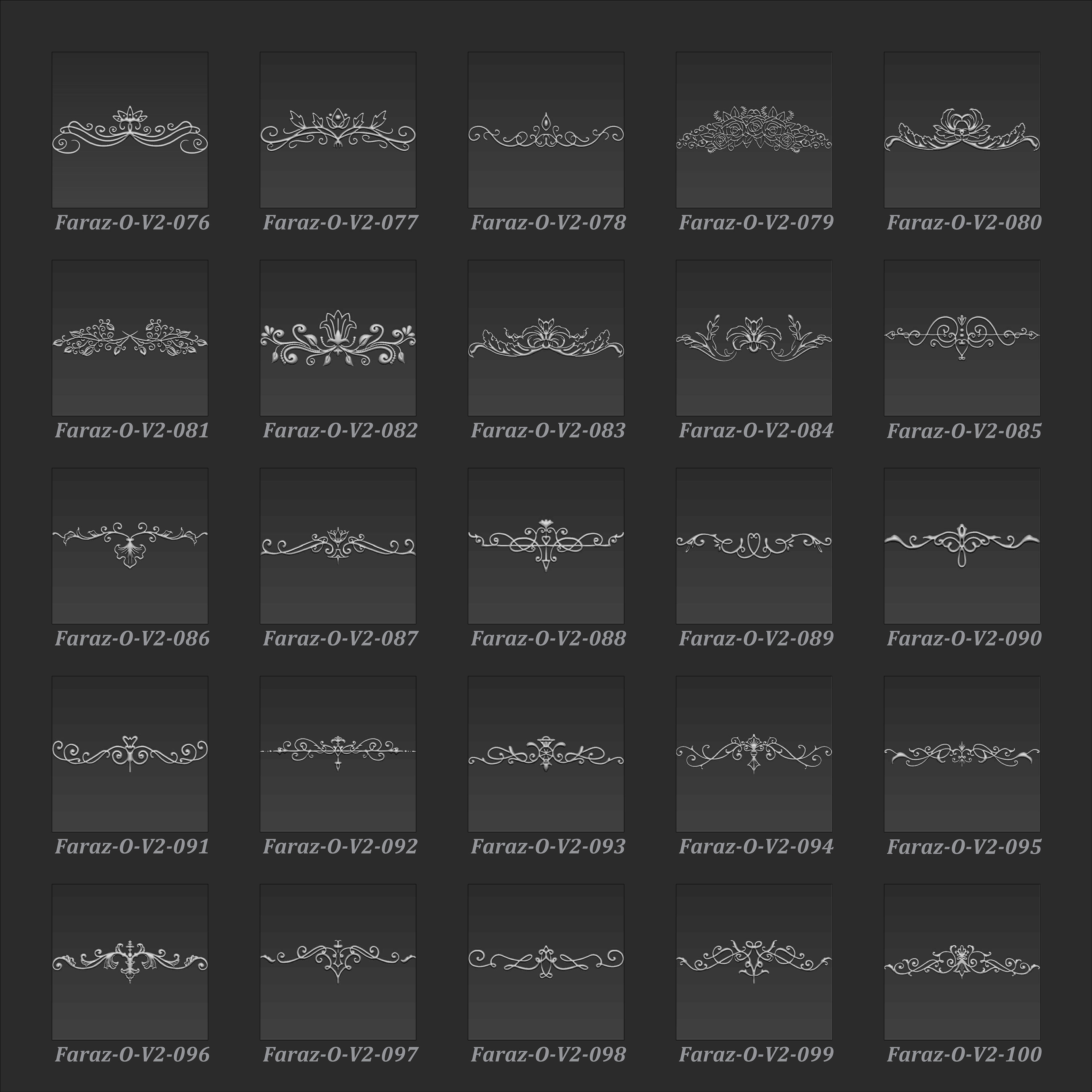 150 Ornament 3d model V2 3D model_4