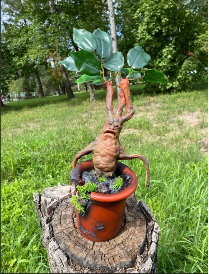 mandrake root plants from the Harry Potter movie 3D print model_3