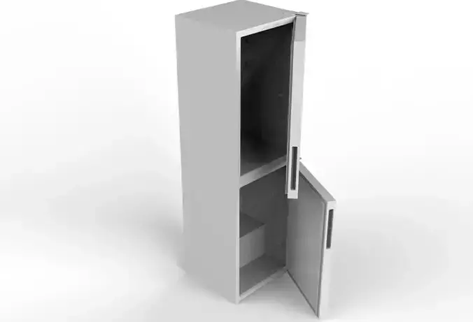 refrigerator bathroom cabinet 3D model