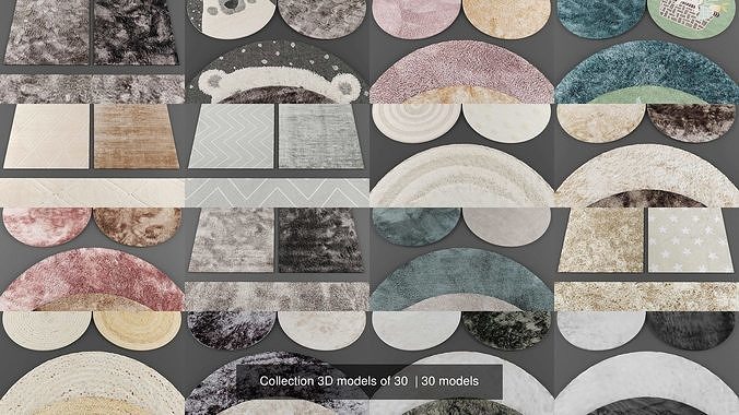 Collection 3D models of 30-2 