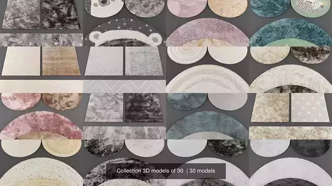 Collection 3D models of 30-2 