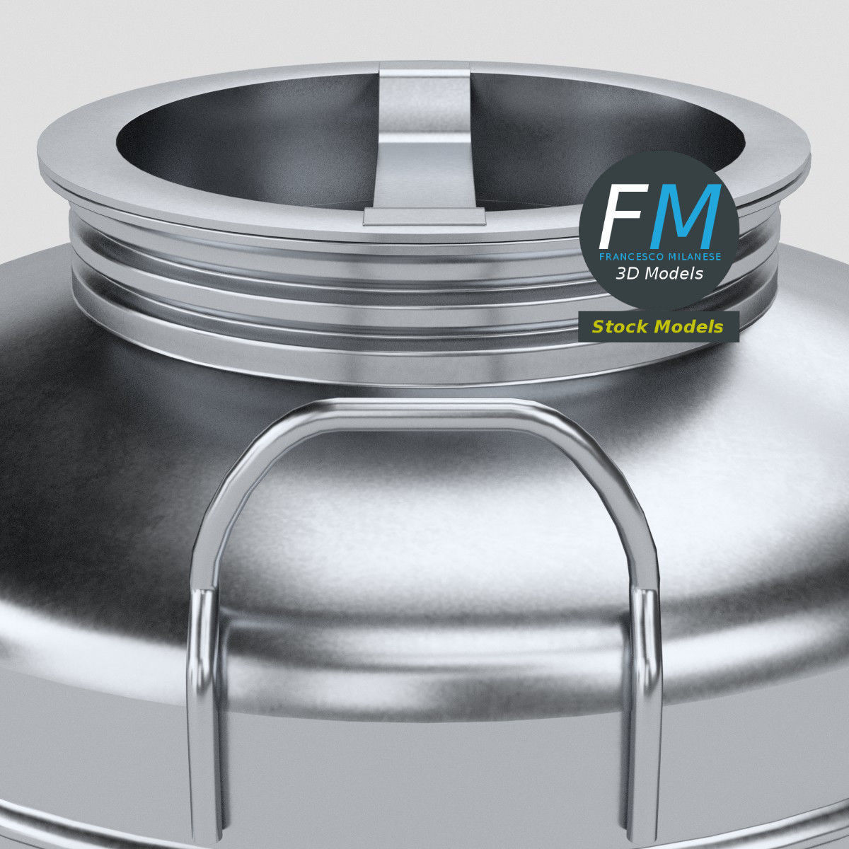 Closed drum for olive oil 3D model_4