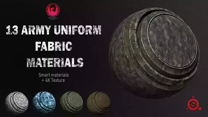 13 Army Uniform Fabric Materials Texture