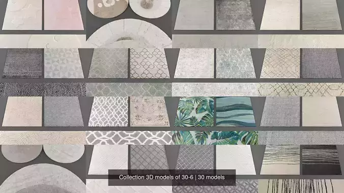 Collection 3D models of 30-6