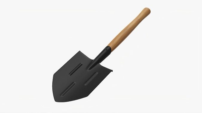 Shovel gardening 07 3D model