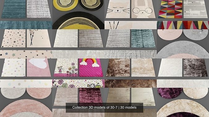 Collection 3D models of 30-7 