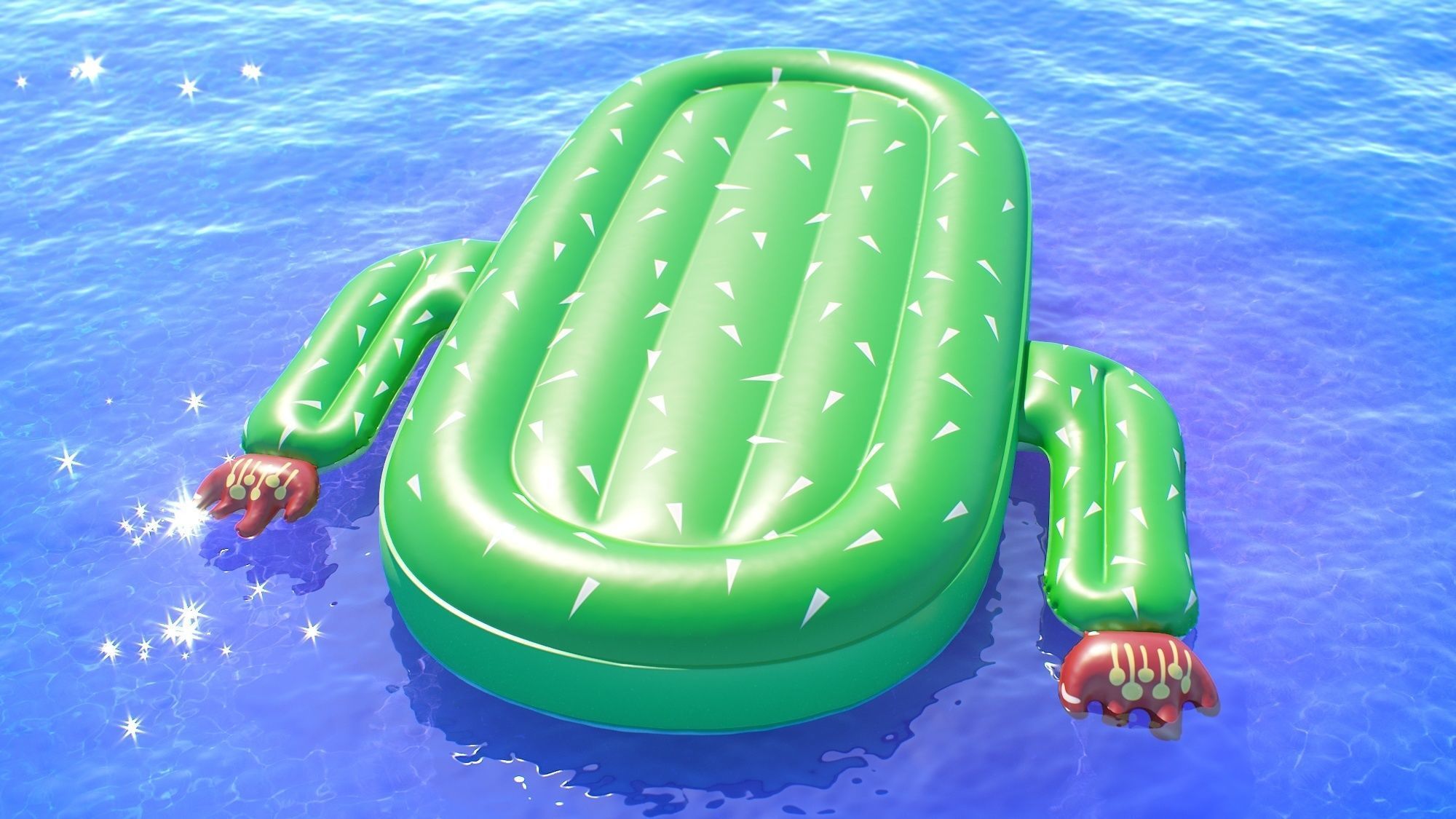 Kurala Inflatable Cactus 3D model_6