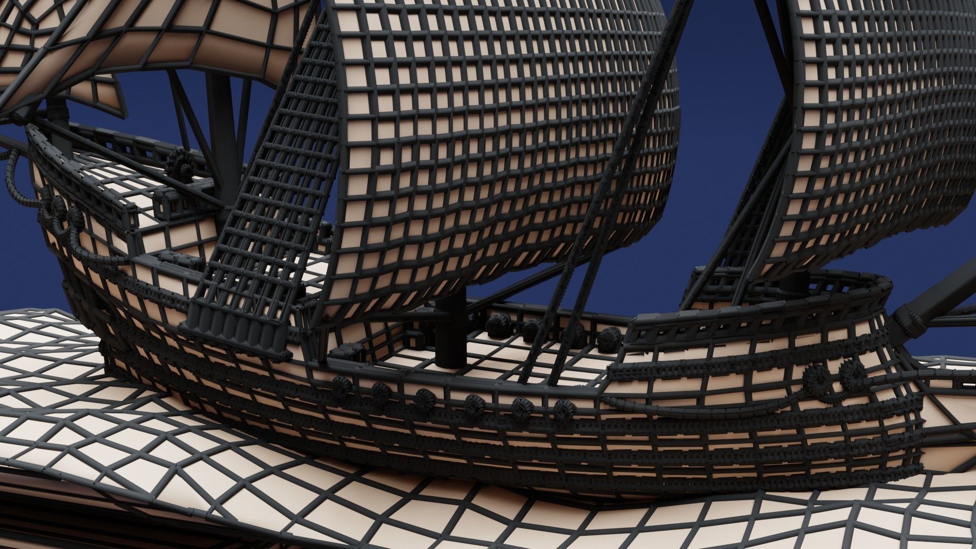 Boat in a Bottle 3D model_11