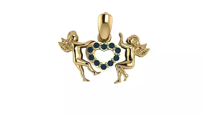 Pendant with diamonds und1962