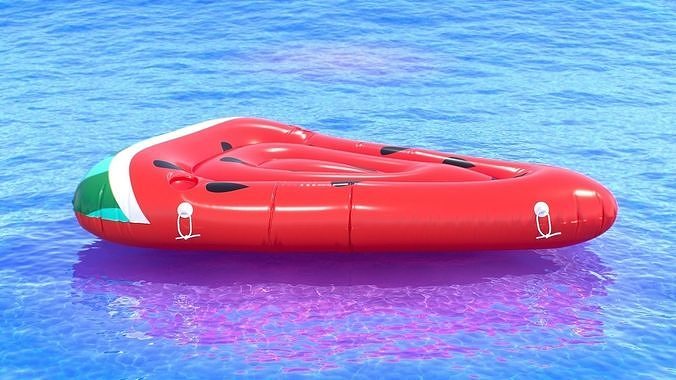 Greenco Giant Inflatable Watermelon 3D model