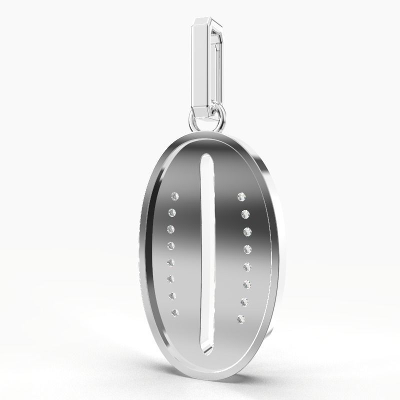 O SCRIPT DIAMOND PENDANT 3D print model_9