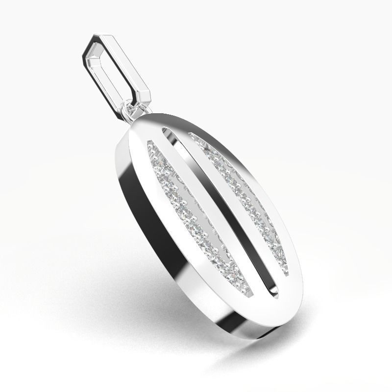 O SCRIPT DIAMOND PENDANT 3D print model_11