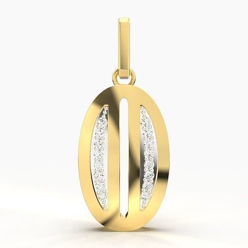 O SCRIPT DIAMOND PENDANT 3D print model