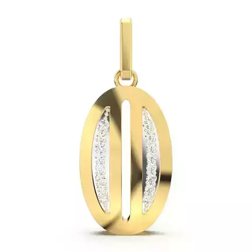 O SCRIPT DIAMOND PENDANT 3D print model