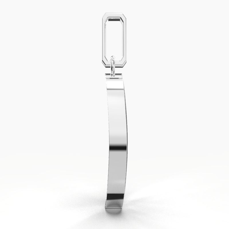O SCRIPT DIAMOND PENDANT 3D print model_13