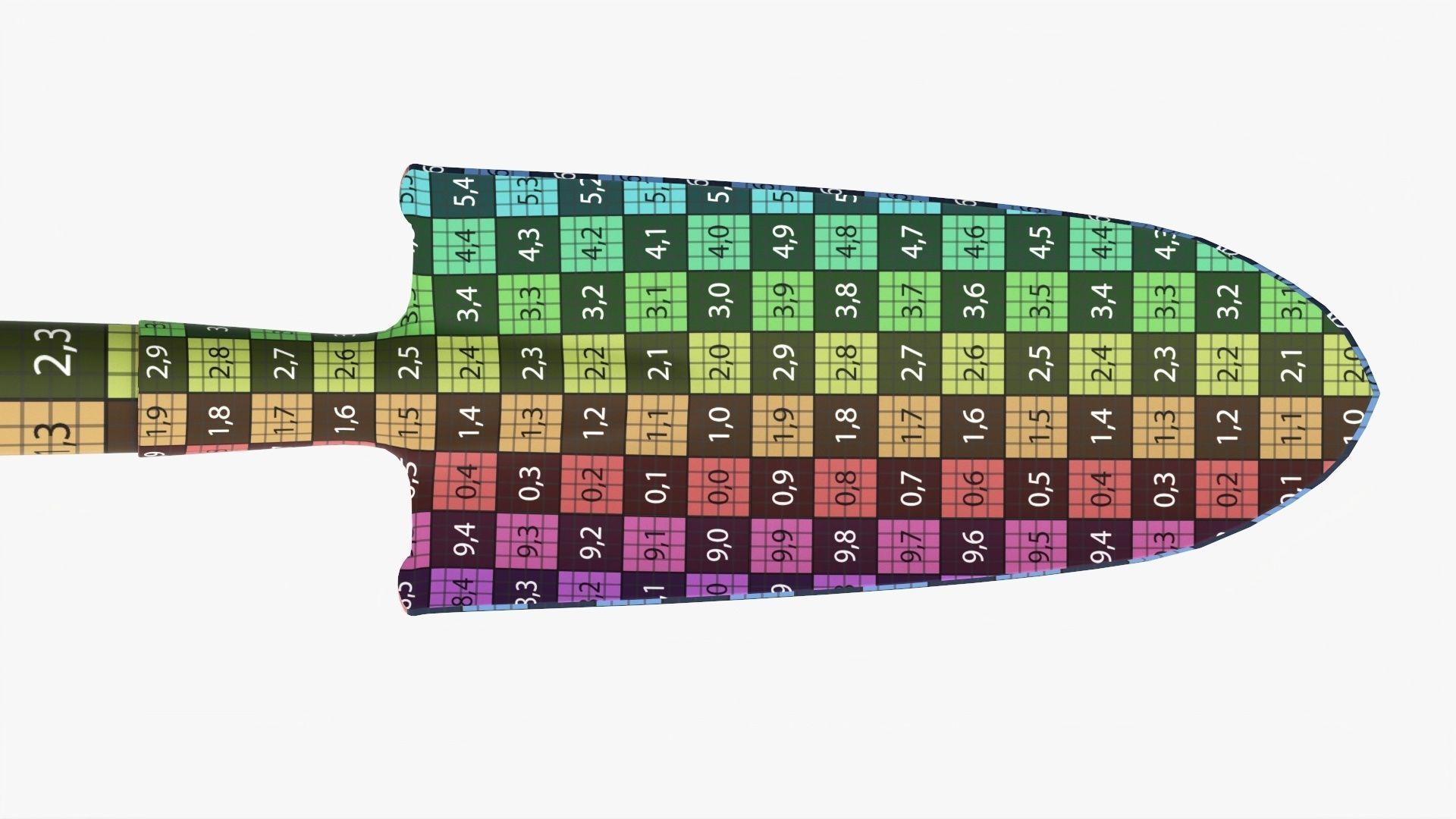 Shovel gardening 09 3D model_12