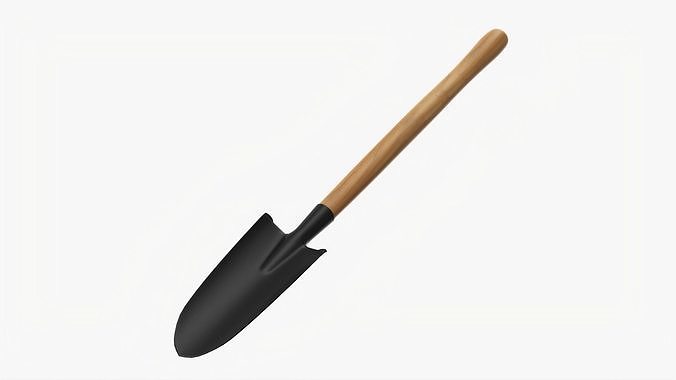 Shovel gardening 09 3D model
