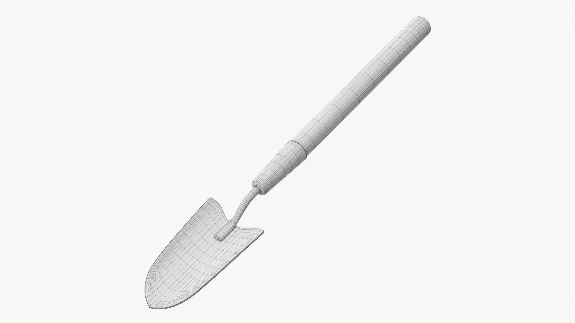 Shovel gardening 10 3D model_6