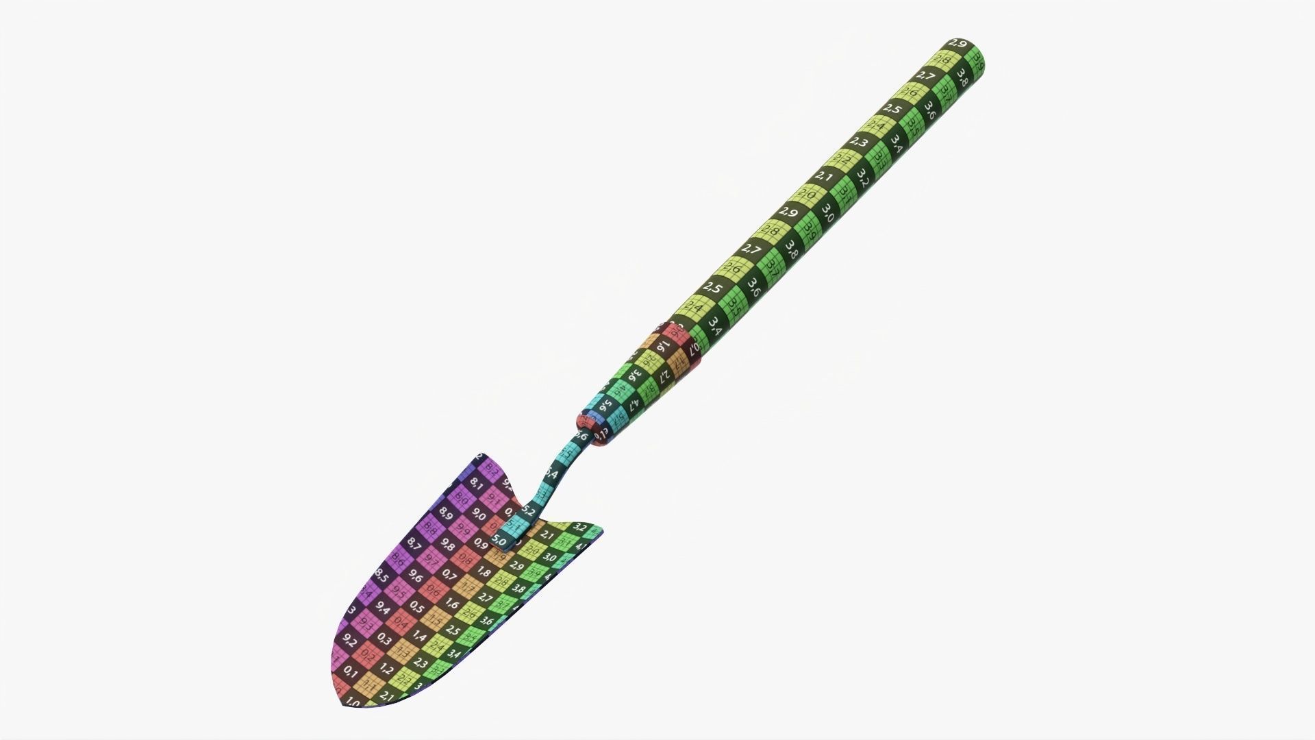 Shovel gardening 10 3D model_12