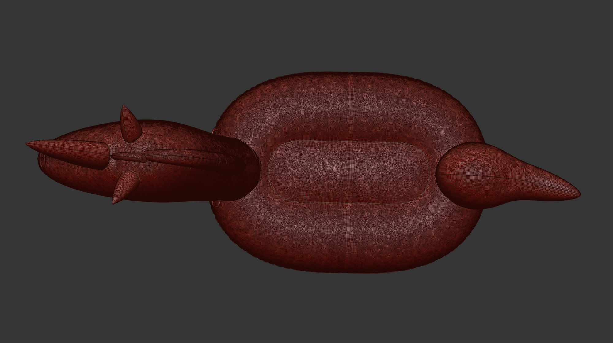 Inflatable Giant Unicorn Air Mattresses 3D model_3