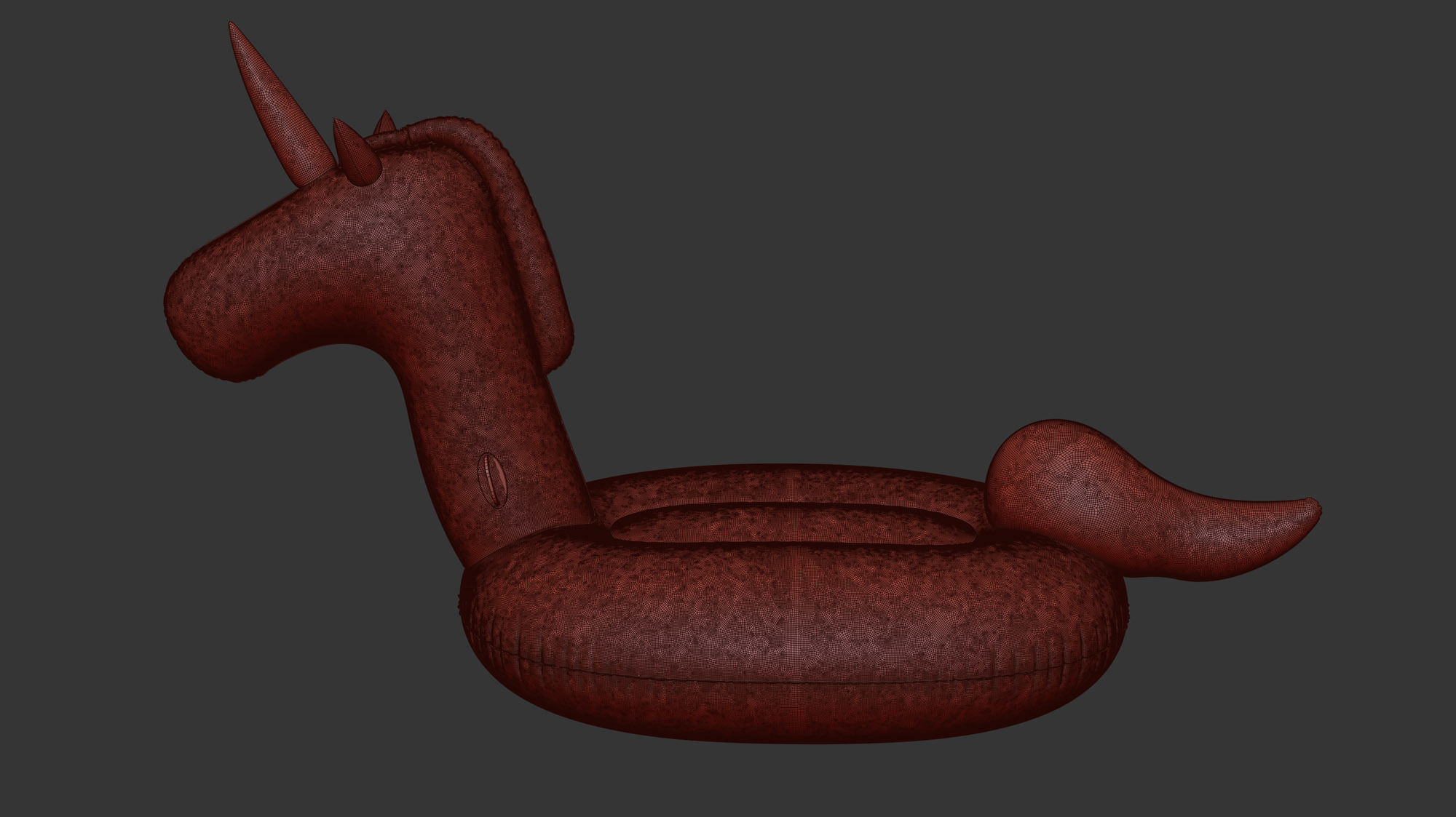 Inflatable Giant Unicorn Air Mattresses 3D model_11