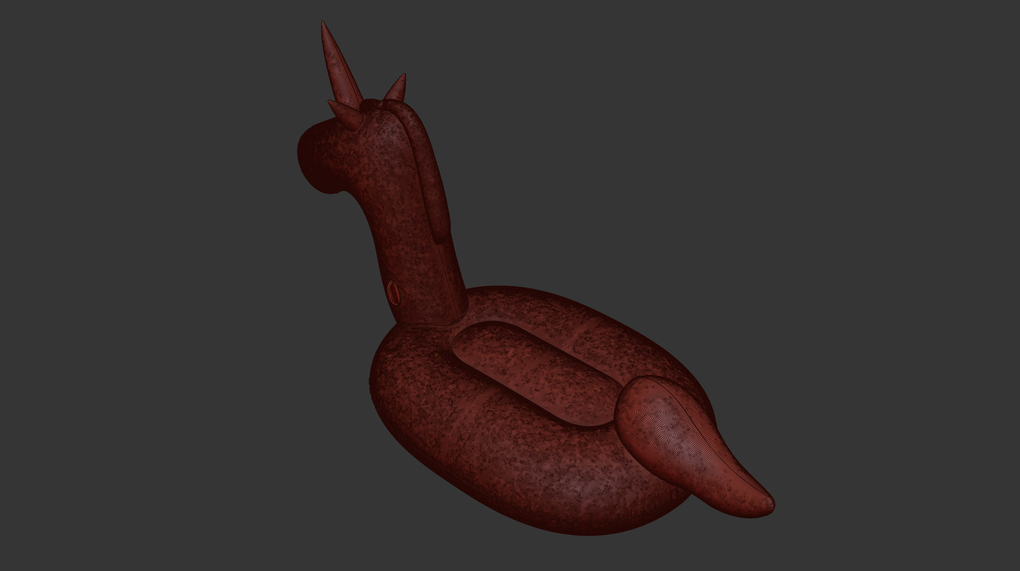 Inflatable Giant Unicorn Air Mattresses 3D model_15