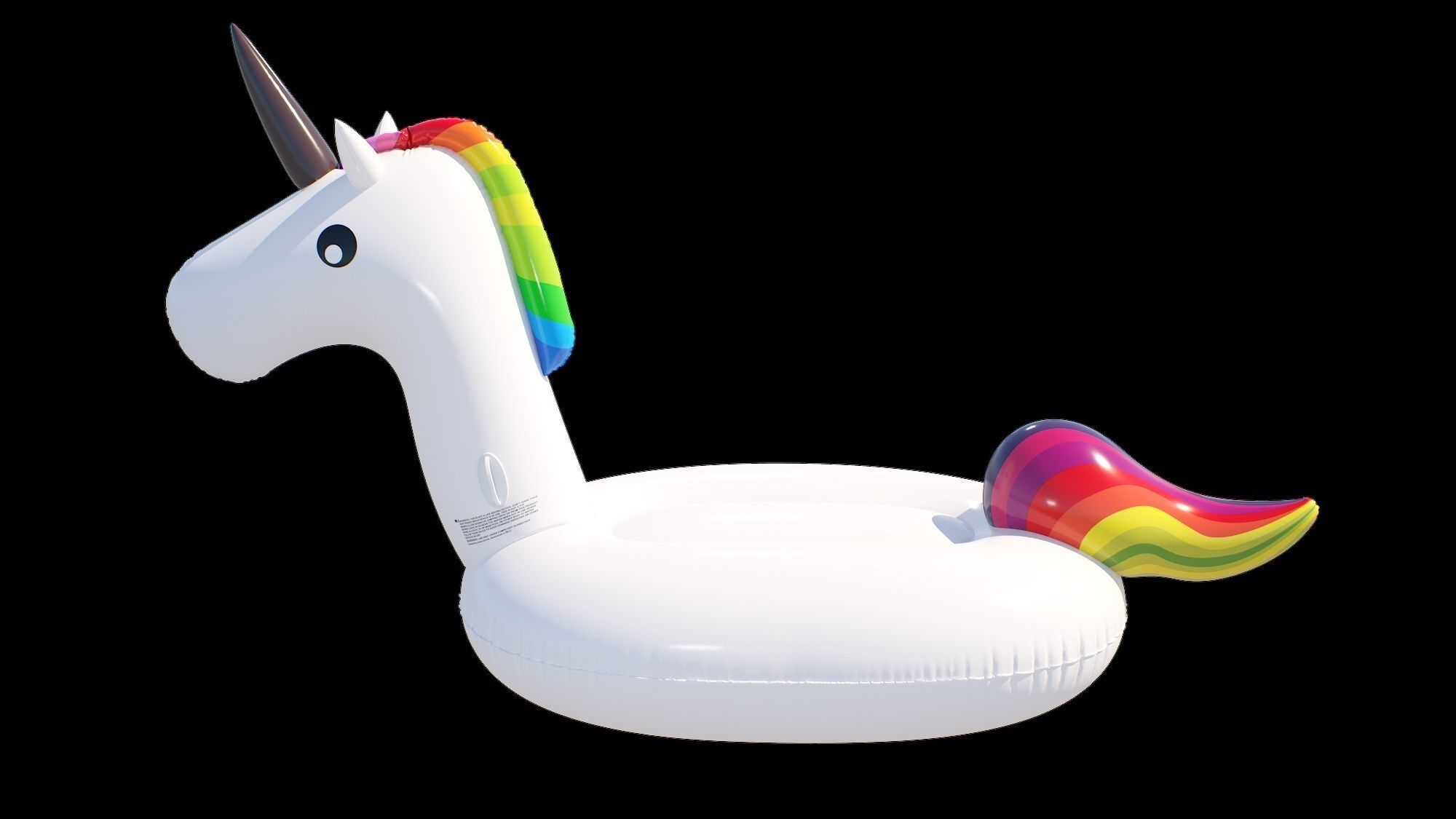 Inflatable Giant Unicorn Air Mattresses 3D model_10
