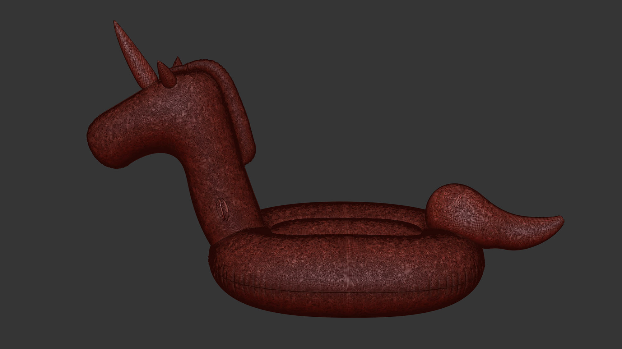 Inflatable Giant Unicorn Air Mattresses 3D model_1