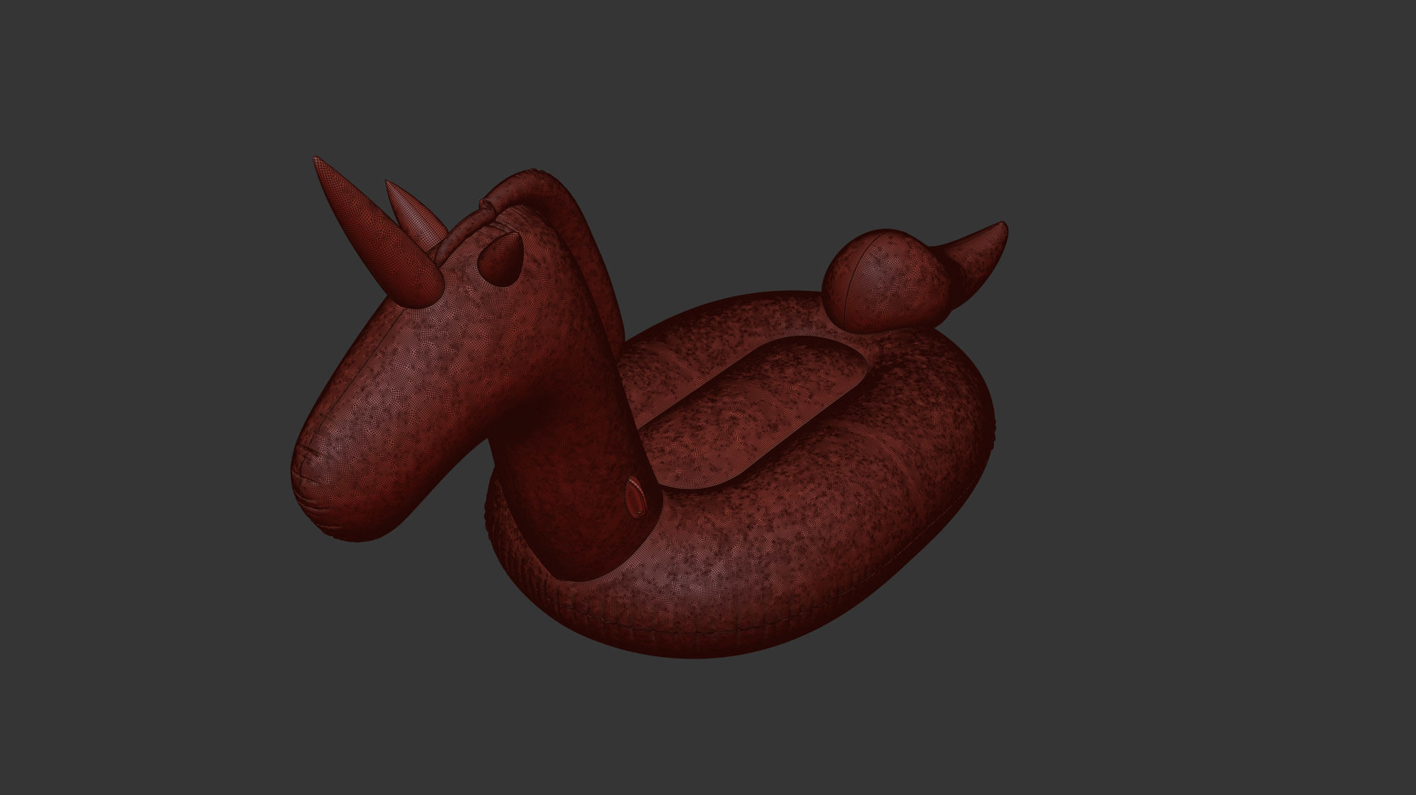 Inflatable Giant Unicorn Air Mattresses 3D model_5