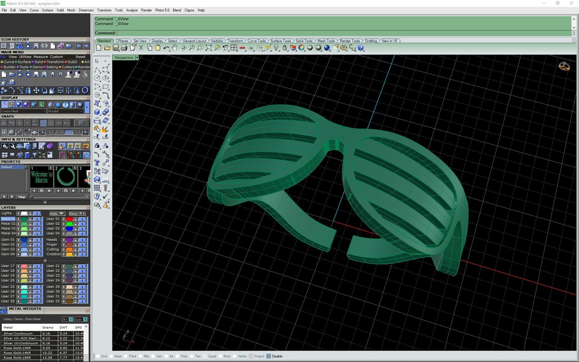 3d-mode eyeglass ring 3D print model_12