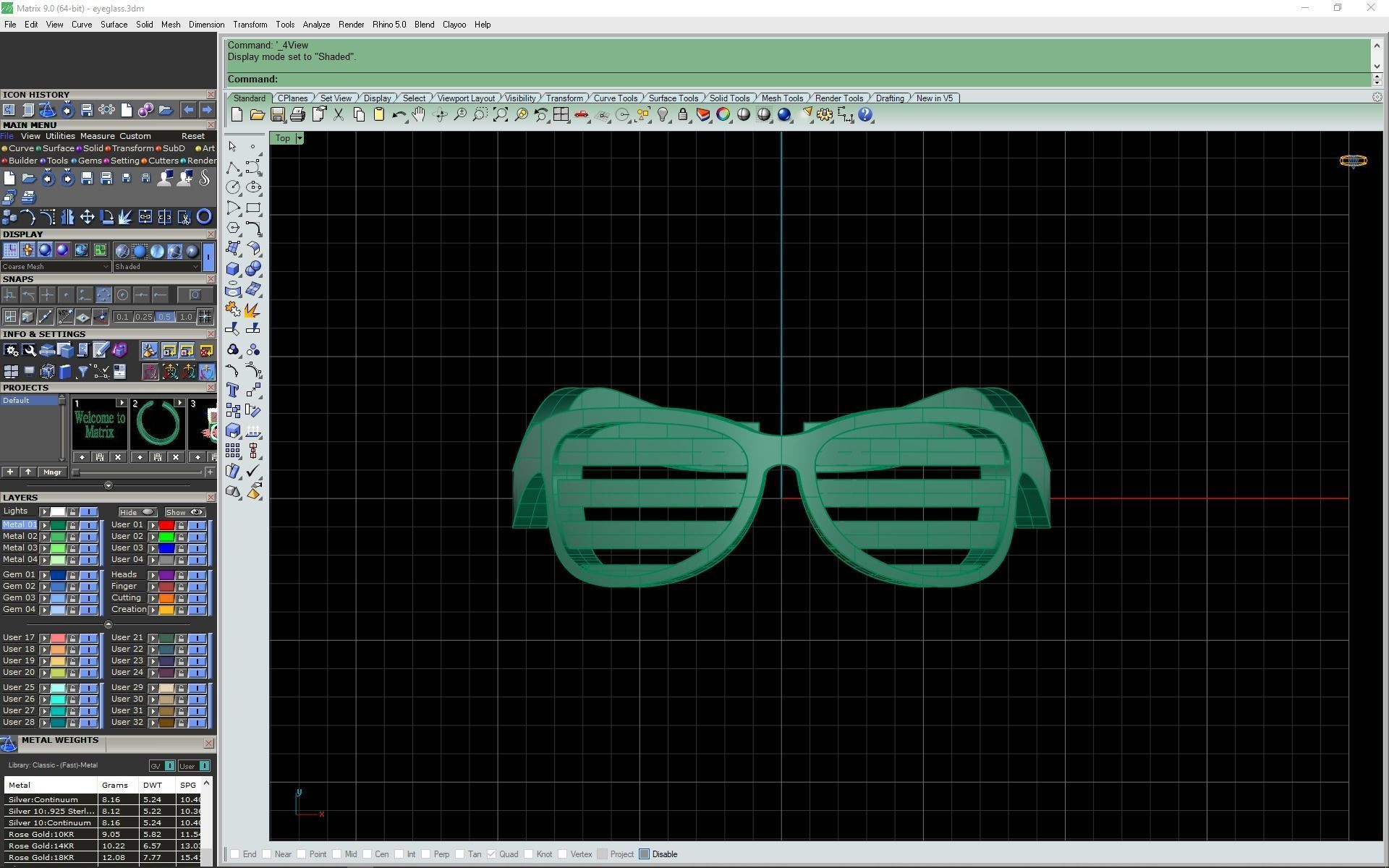 3d-mode eyeglass ring 3D print model_9