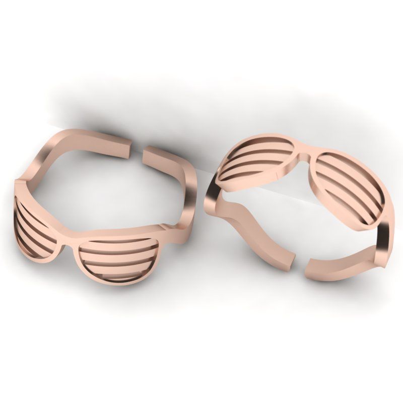 3d-mode eyeglass ring 3D print model_6