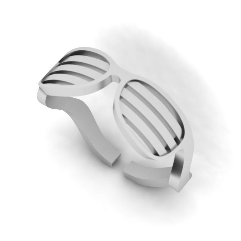 3d-mode eyeglass ring 3D print model_5