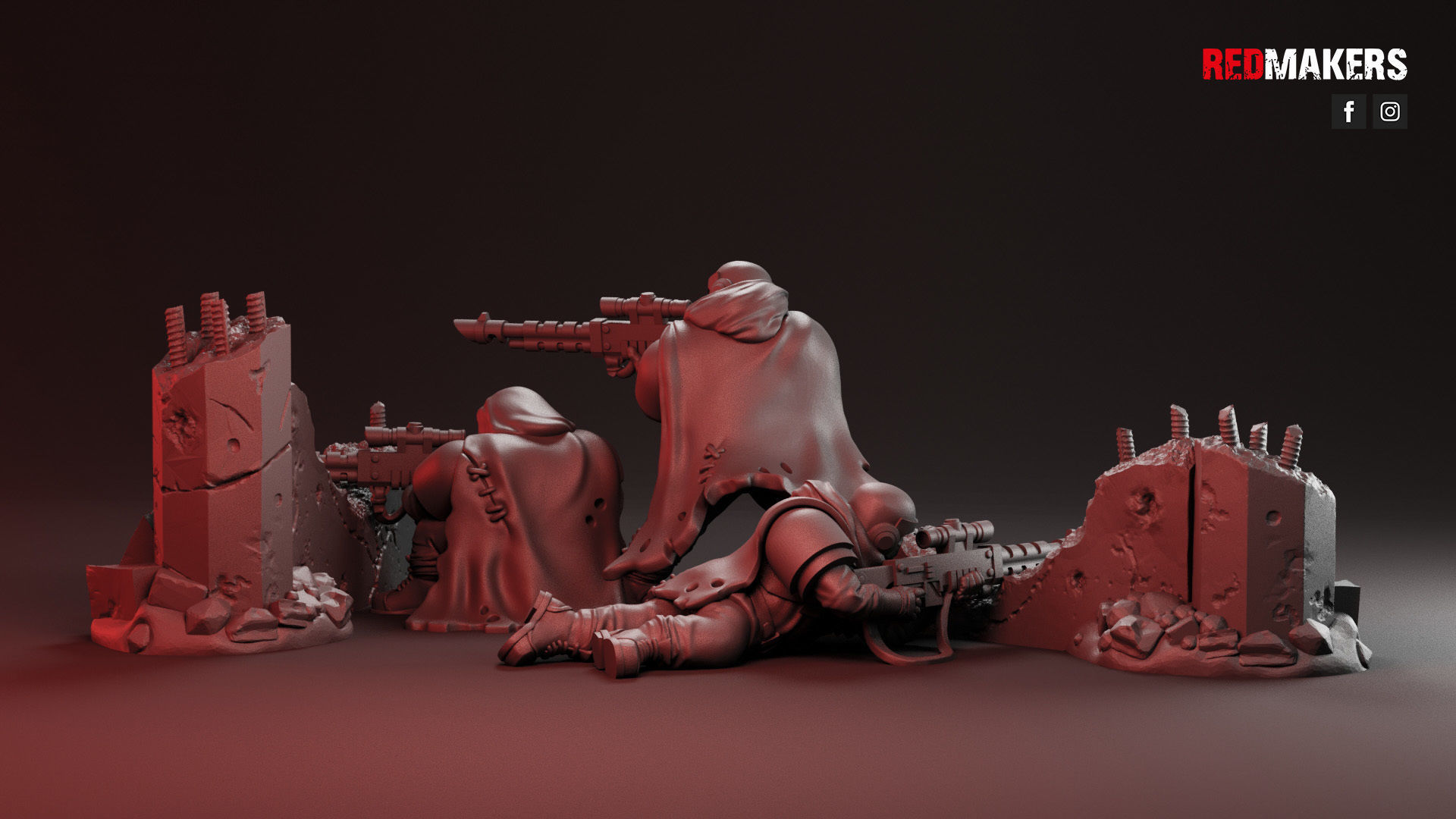 Alpha troops - Snipers of the Imperial Force 3D print model_26