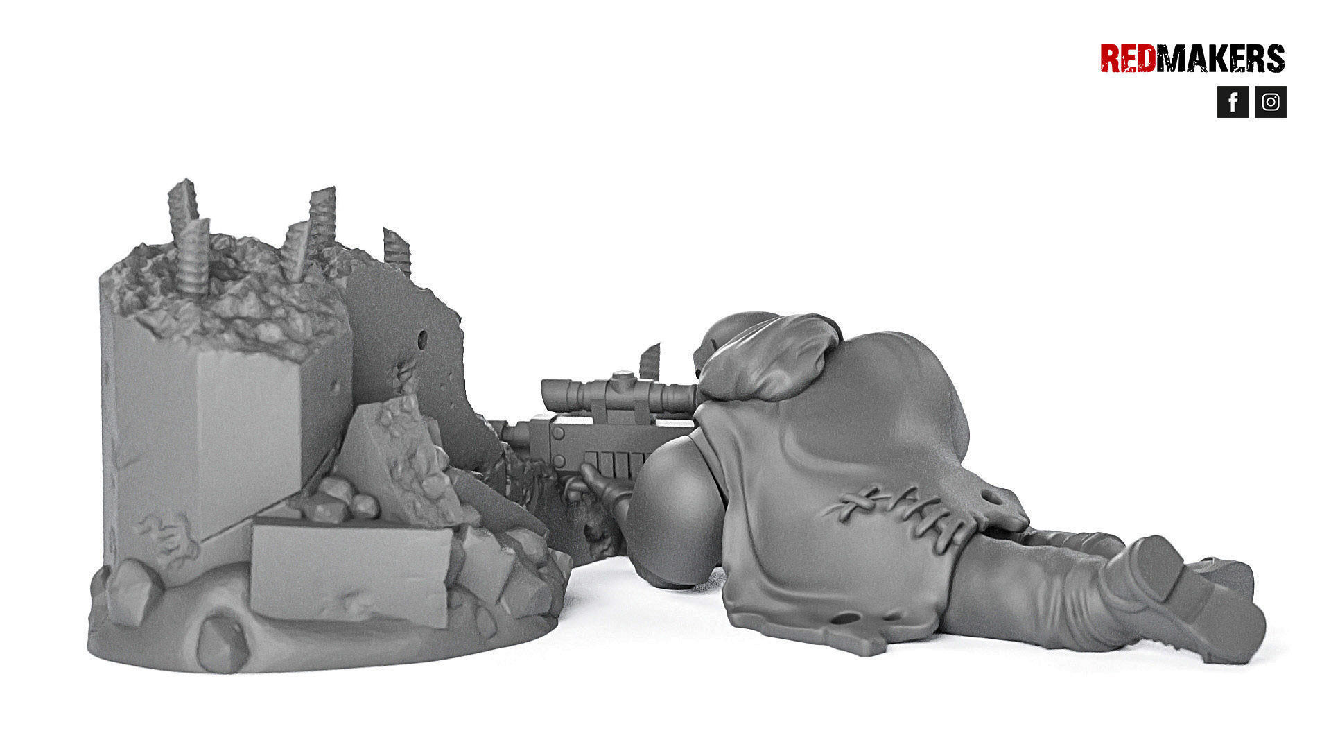 Alpha troops - Snipers of the Imperial Force 3D print model_12