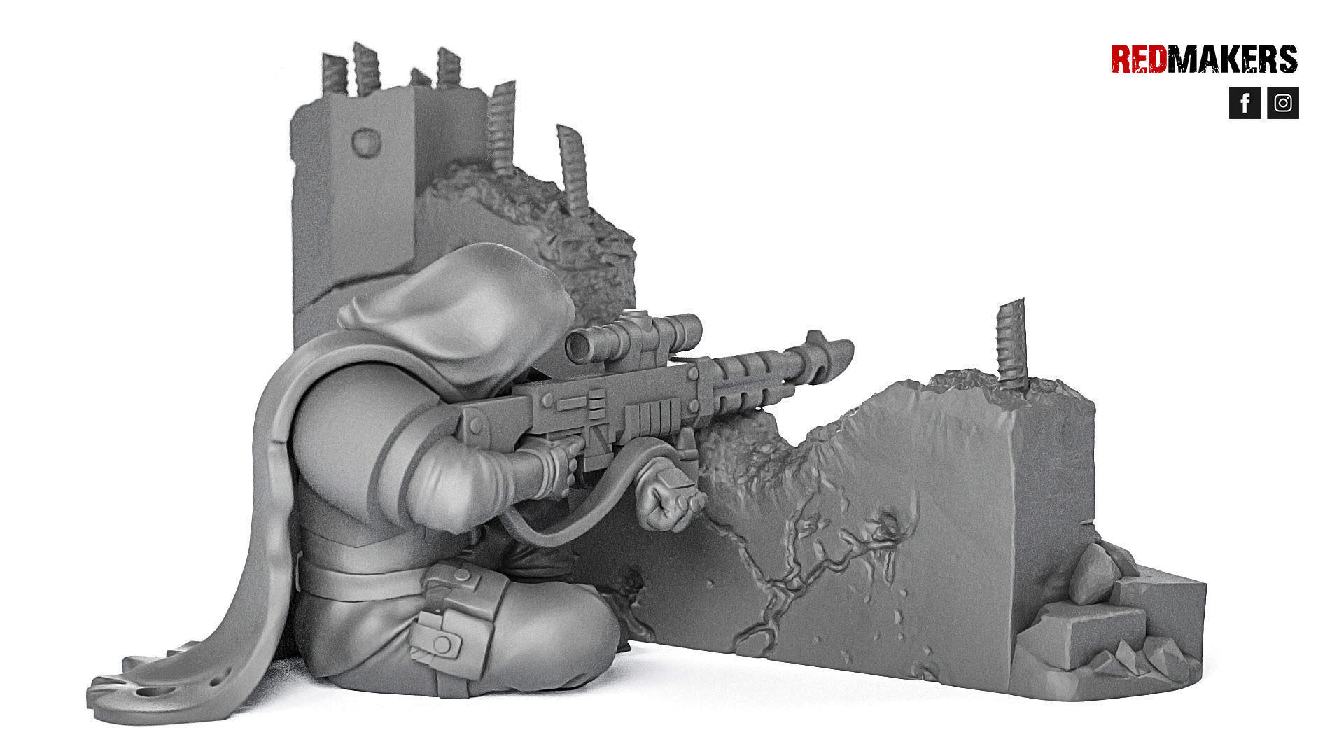 Alpha troops - Snipers of the Imperial Force 3D print model_10