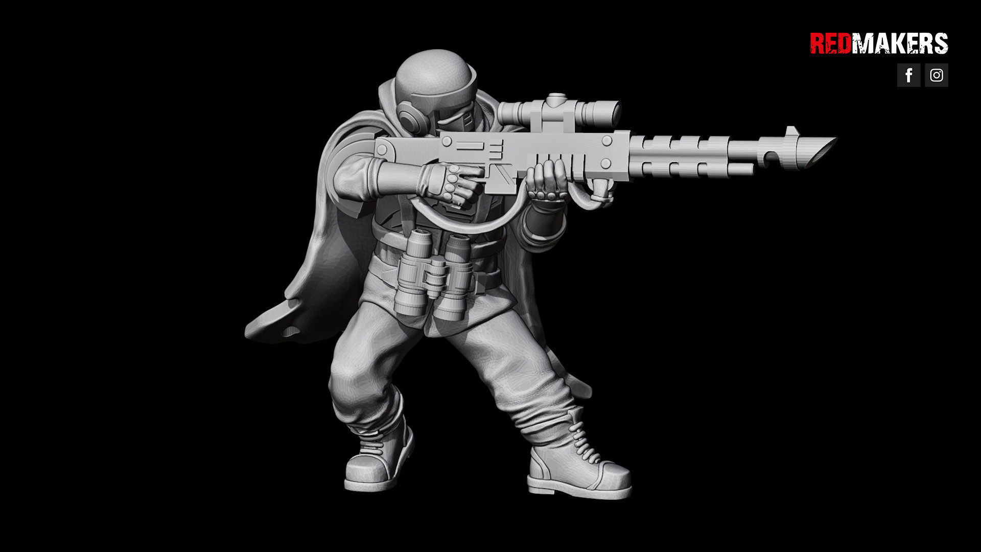 Alpha troops - Snipers of the Imperial Force 3D print model_14