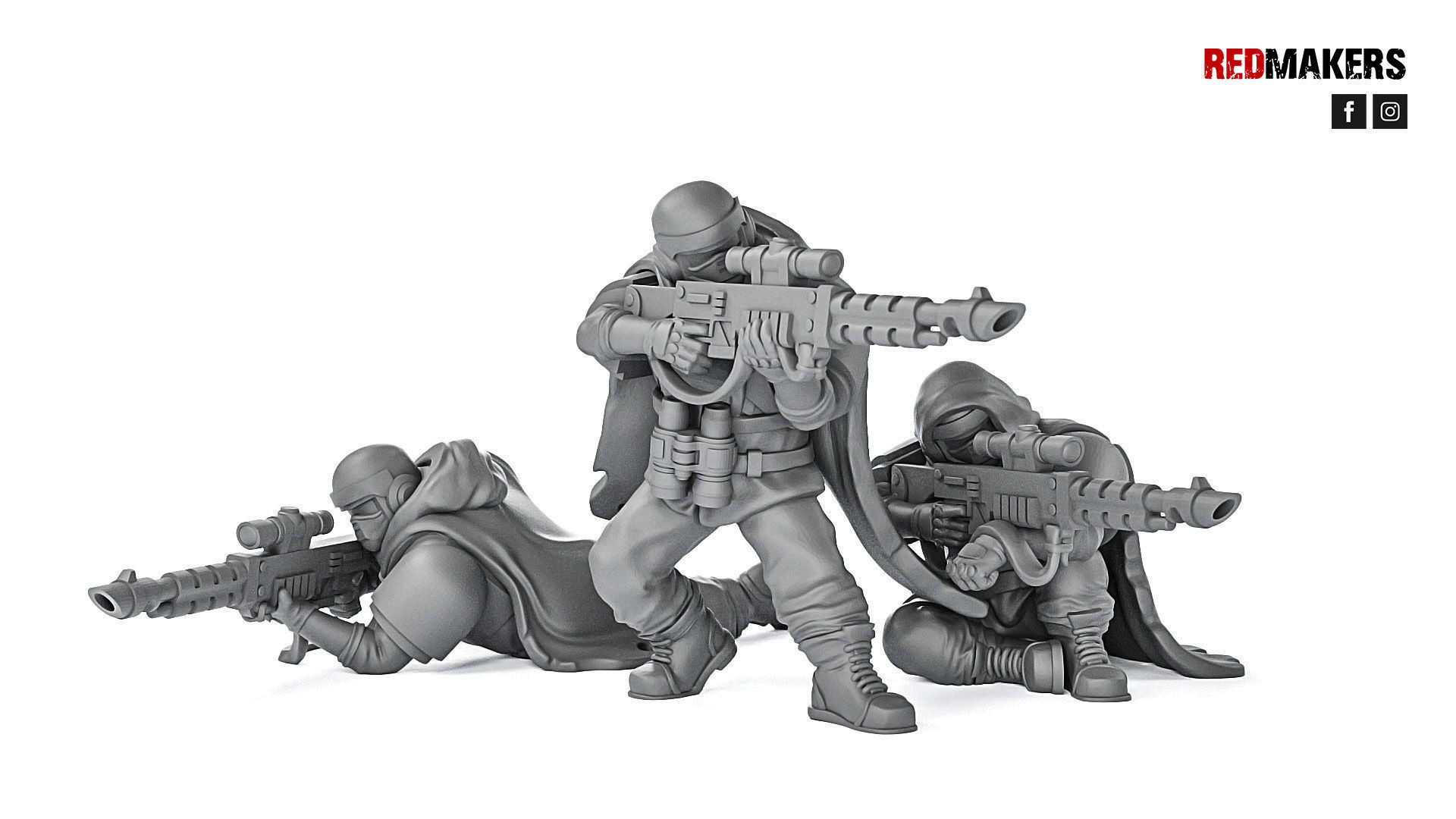 Alpha troops - Snipers of the Imperial Force 3D print model_3