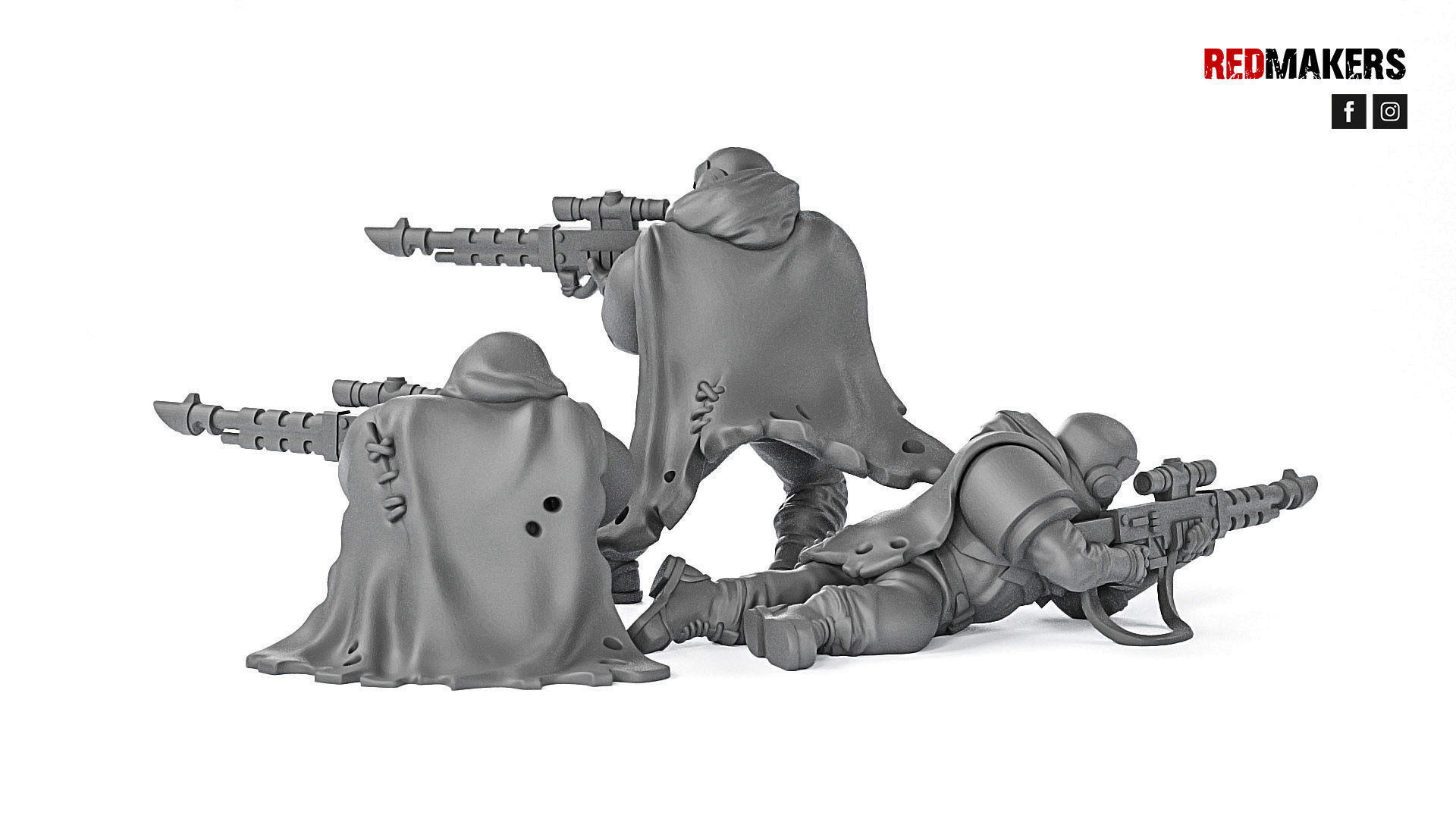 Alpha troops - Snipers of the Imperial Force 3D print model_4