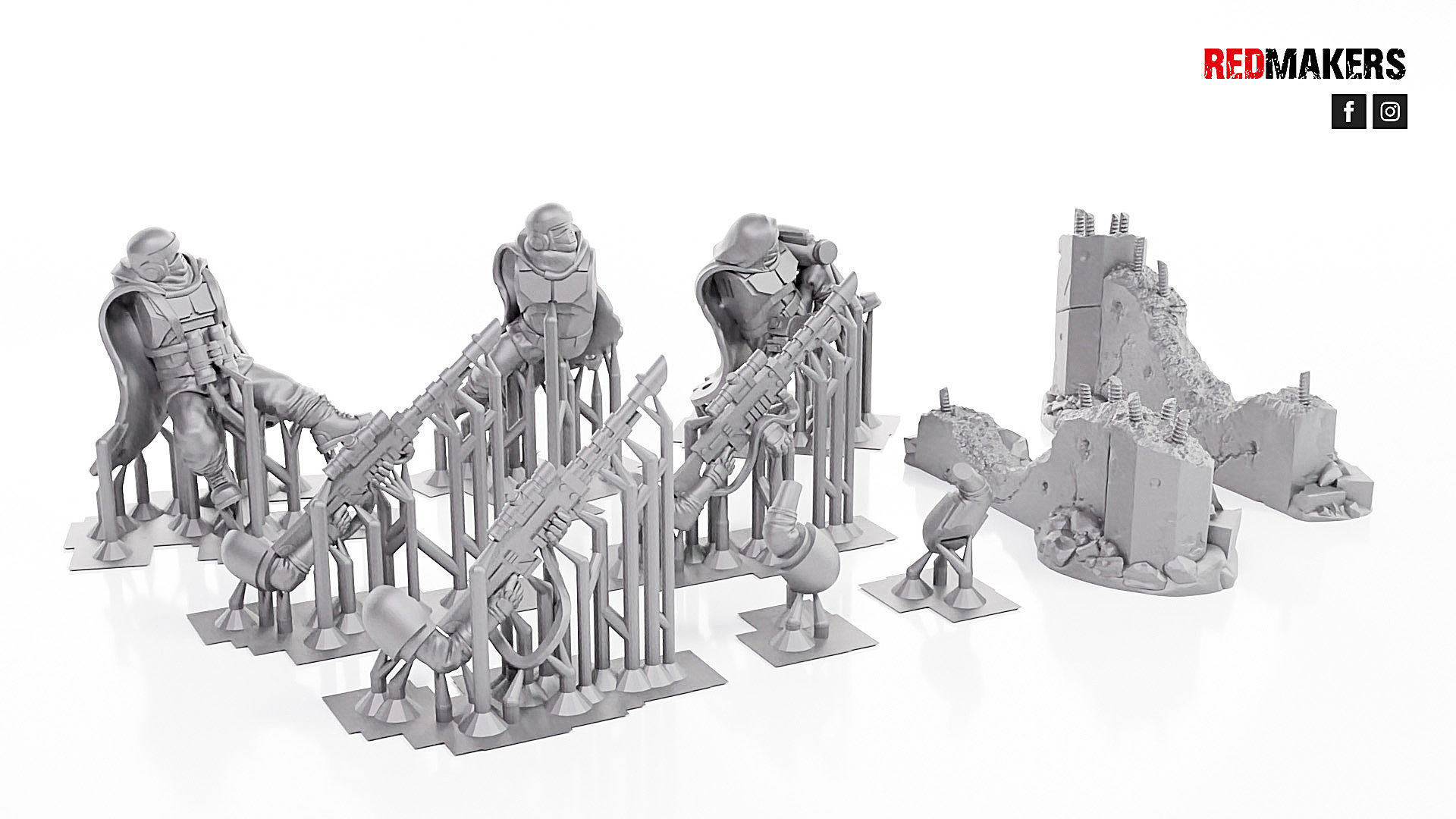 Alpha troops - Snipers of the Imperial Force 3D print model_5